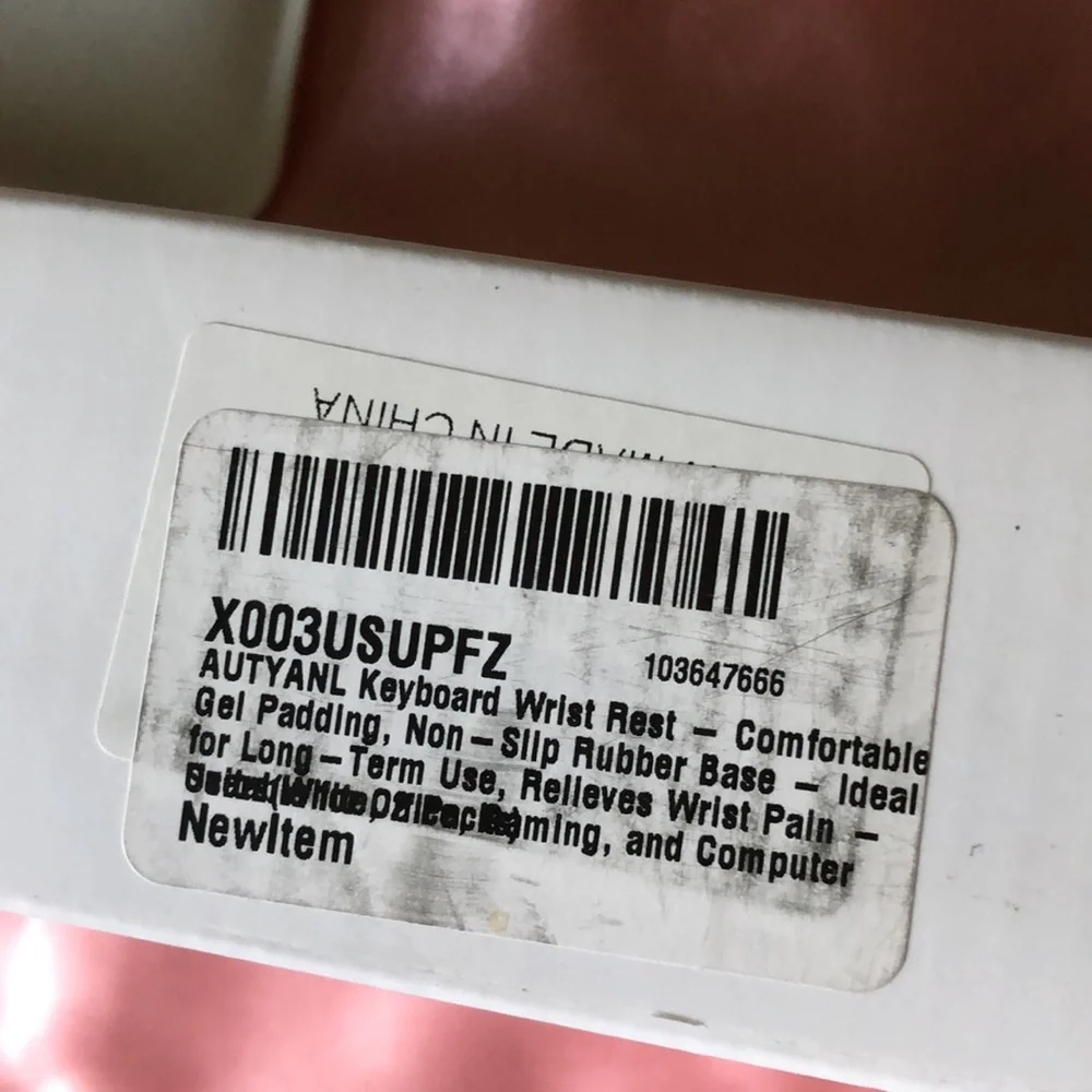 Gel Wrist Rest For Keyboard and Mouse